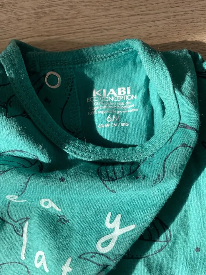 Pyjamas vert baleine - photo numéro 3