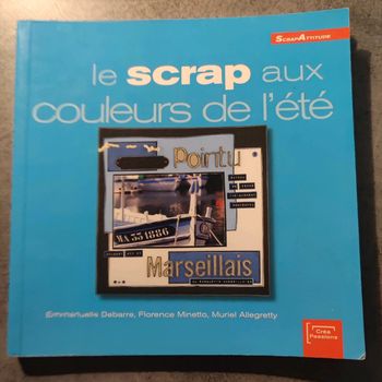 livre scrap les couleurs de l'été