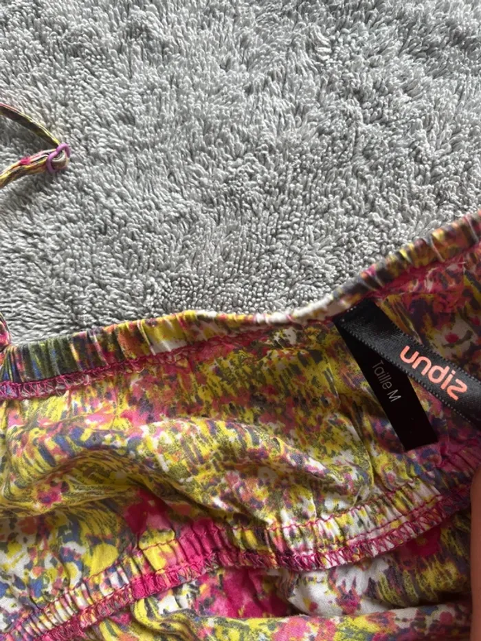 🌸 Débardeur multicolore fleuri UNDIZ – Taille M, style estival & féminin - photo numéro 4