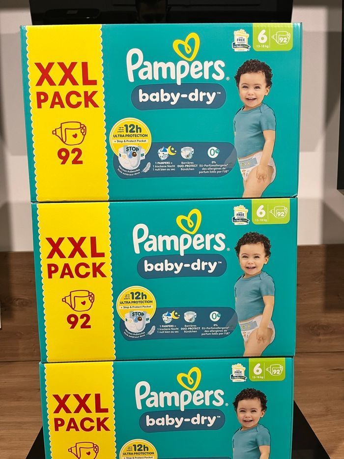 Pampers Baby-Dry 6 (276 couches)