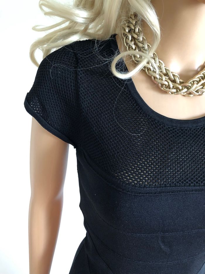 Robe noire à manches courtes Morgan taille M jamais portée (taille petit) - photo numéro 4