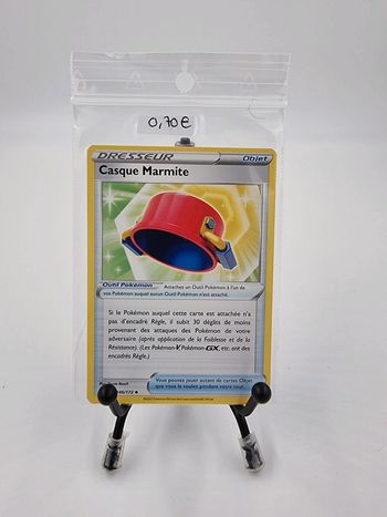 Carte Pokemon Dresseur Casque Marmite 146/172 Stars Étincelantes