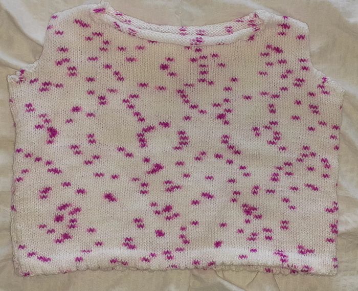 Pull sans manches fille 3-4 ans - photo numéro 2