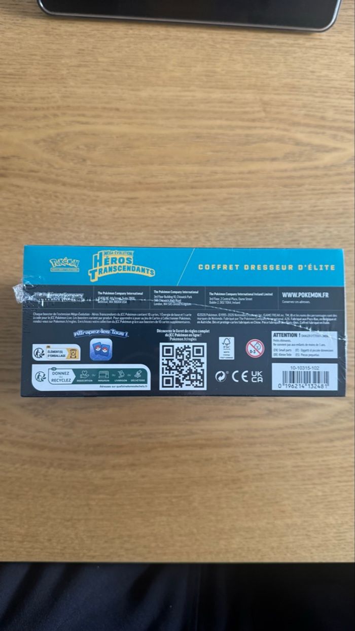 ETB Pokemon ME2.5 Heros Transcendants - photo numéro 5
