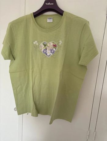 Teeshirt vert t.48 Gildan