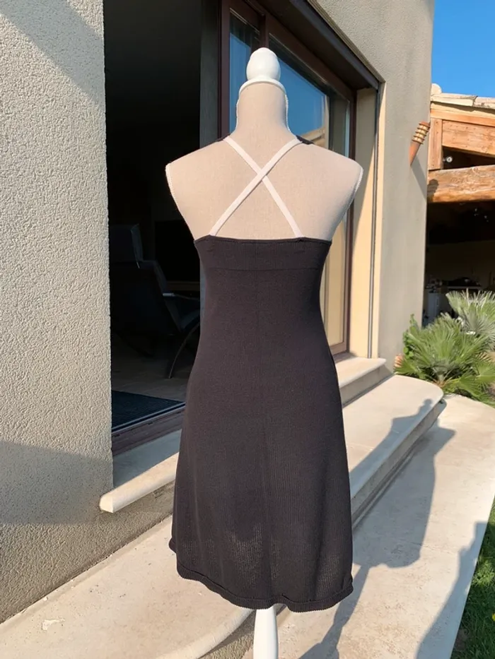 Robe tricoté noire Sonia Rykiel taille S - photo numéro 3