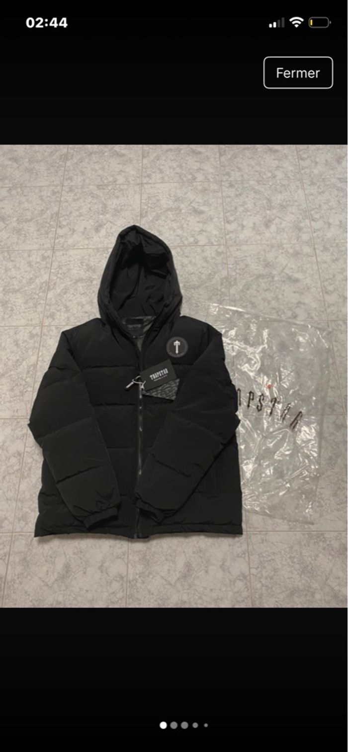 Doudoune Trapstar noire • Taille L • État neuf - photo numéro 3
