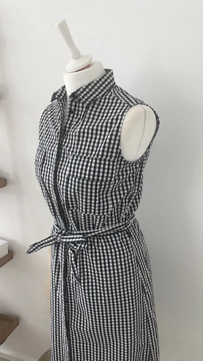 Robe chemise vichy Promod S comme neuve - photo numéro 3