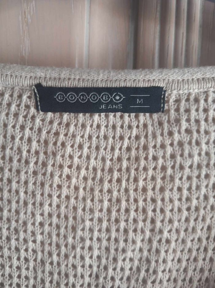 Pull fin beige taille M Bonobo - photo numéro 6