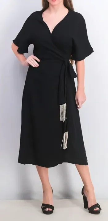 Robe midi noire
