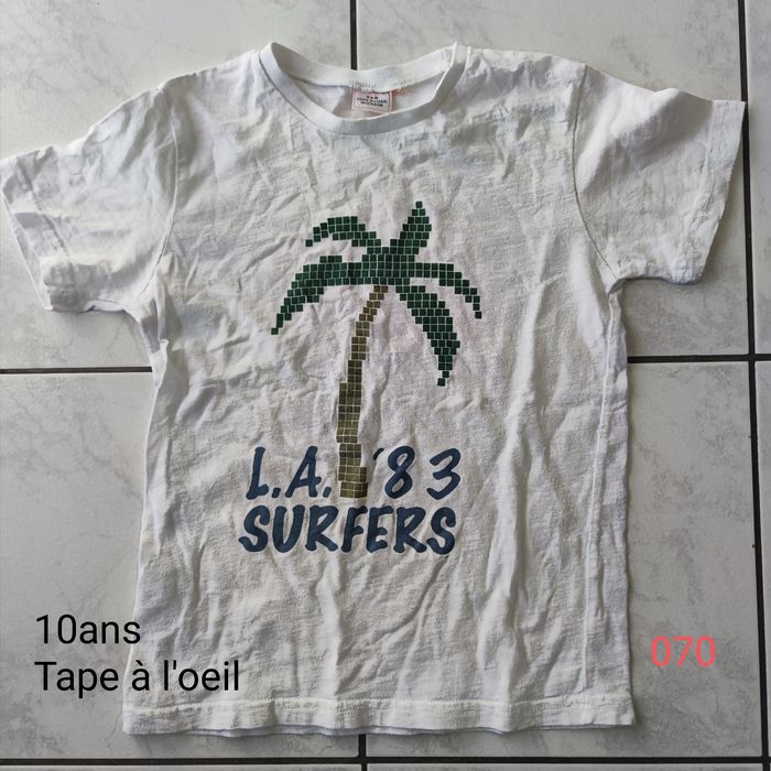 T-shirt blanc 10 ans
