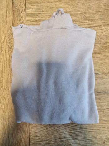 Sweat à capuche court uni mauve Jennyfer XS