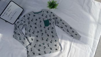 Tee shirt manche longue Zeeman