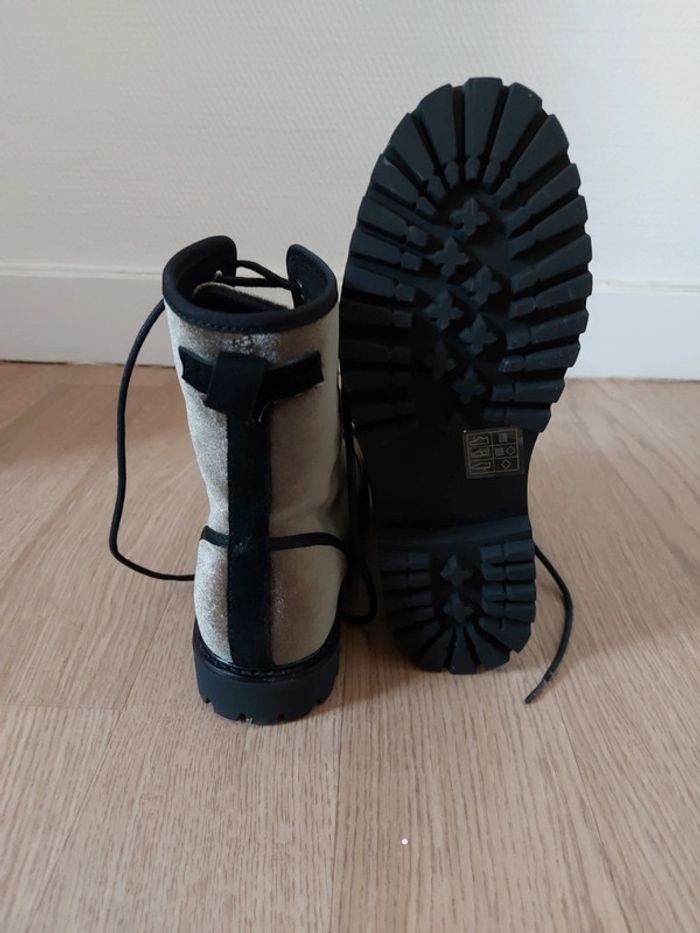 Esprit Bottines Kaki Foncé - photo numéro 5