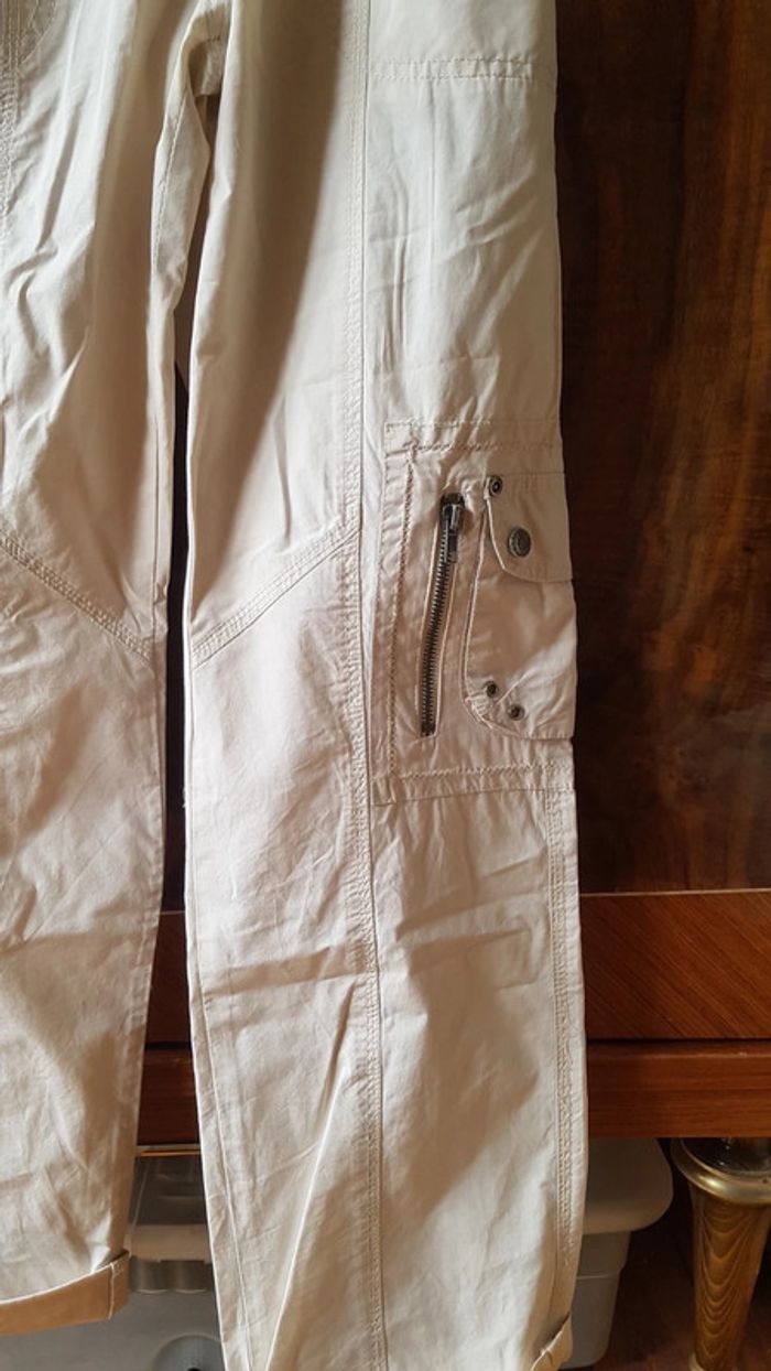 Ensemble veste et pantalon beige/crème - photo numéro 13