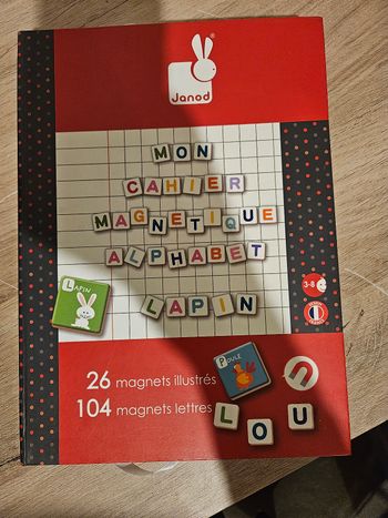 Mon cahier magnétique alphabet