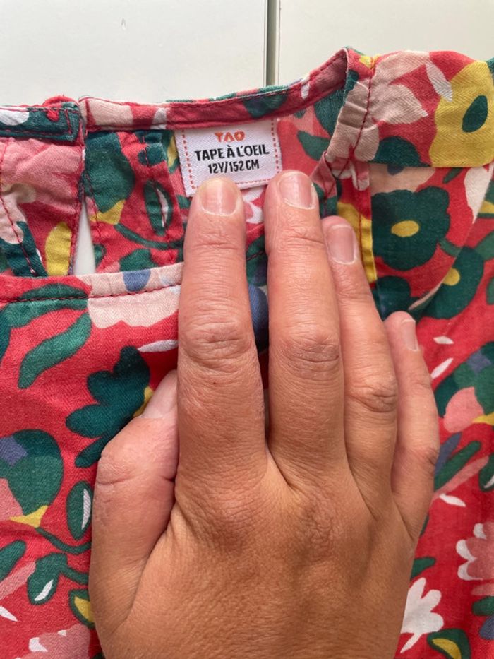 Robe manche longue taille 12 ans marque tape à l’œil - photo numéro 2