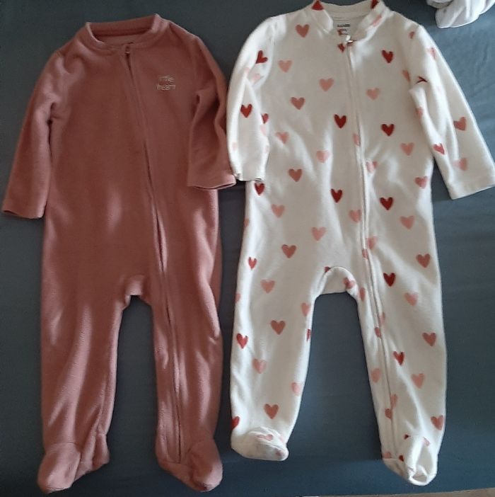 Lot de pyjamas (coton et velours) - photo numéro 2