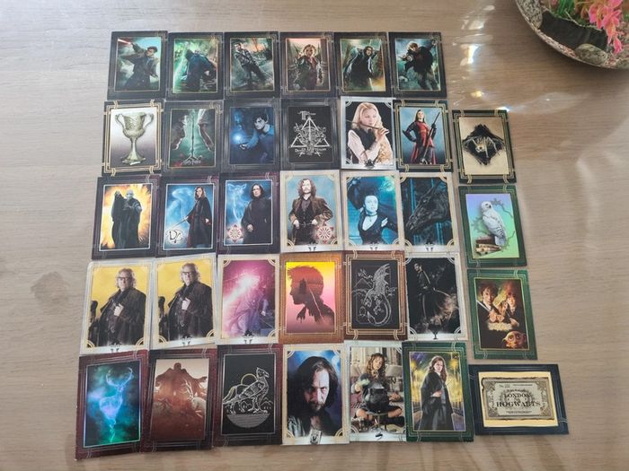 Lot cartes panini harry potter