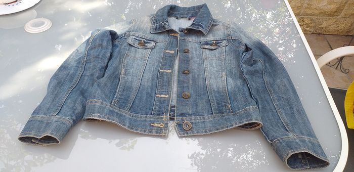 Veste en jean's bleue/ Gémo - photo numéro 2