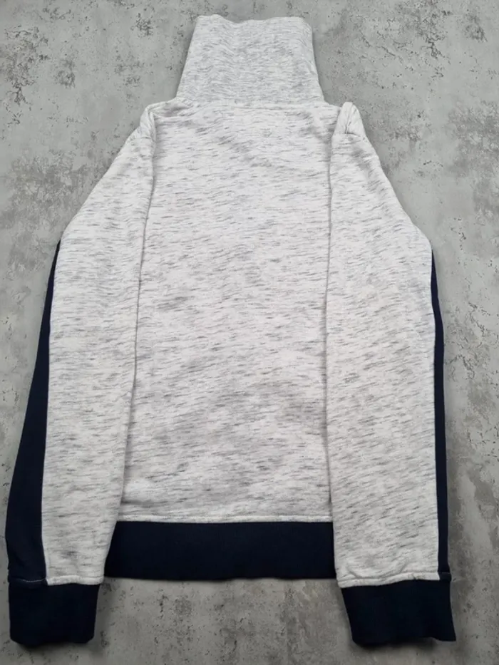 Sweat zippé gris Tommy Hilfiger S Femme (mesures en photos) - photo numéro 4