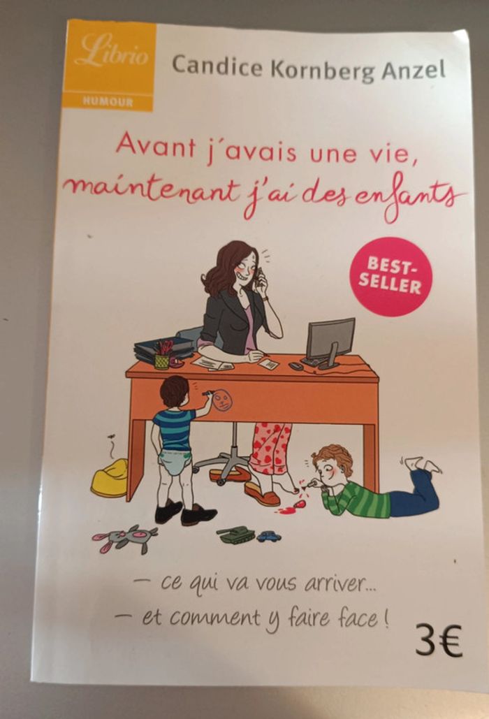 Livre avant j'avais une vie maintenant j'ai des enfants