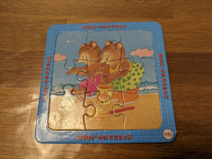 Lot de 3 mini puzzles 9 pièces - photo numéro 4