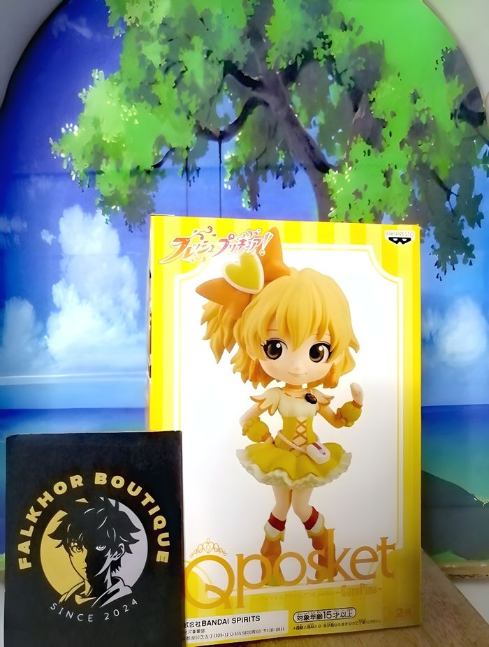 Fresh Pretty Cure - Figurine Inori Yamabuki Cure Pine Q Posket Ver. B - banpresto - photo numéro 2