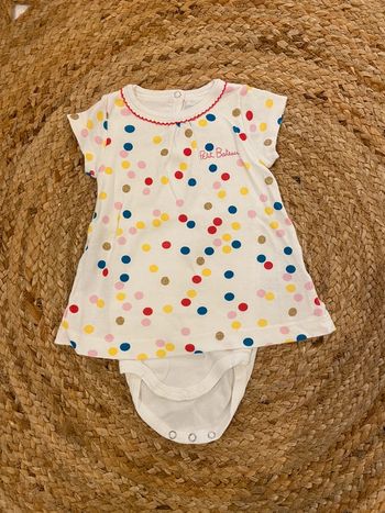 Robe petit bateau bébé fille 3 mois