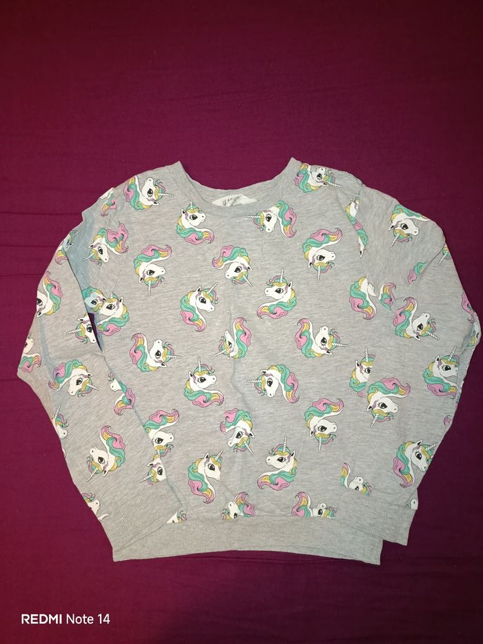 Pull fin licorne