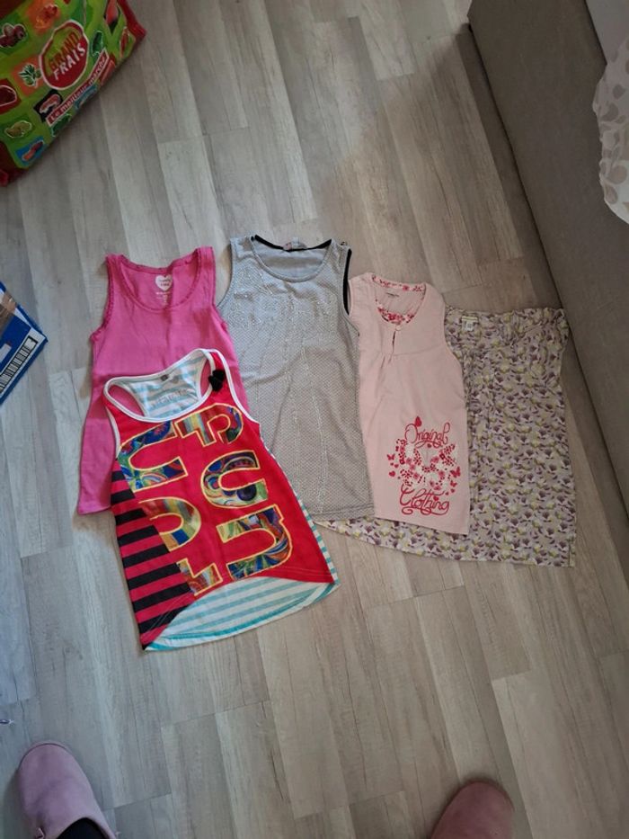 Lot t shirt été debardeur blouse - photo numéro 2