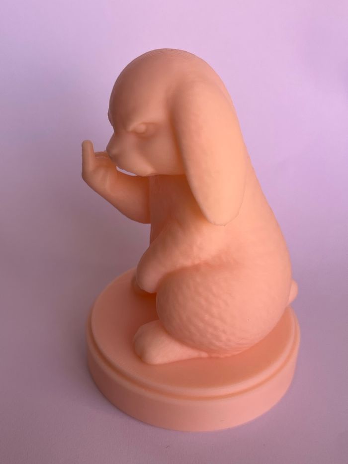 🐰 Figurine Lapin Assis – Modèle original - photo numéro 3