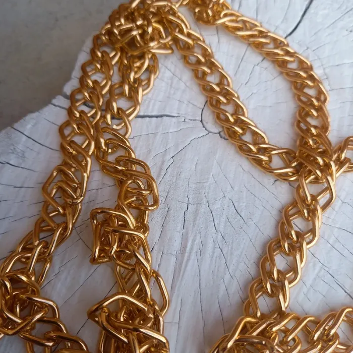 Ceinture de hanche dorée vintage - photo numéro 4