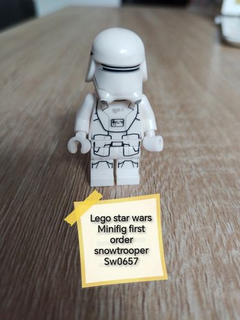 Lego star wars minifig first order snowtrooper sw0657