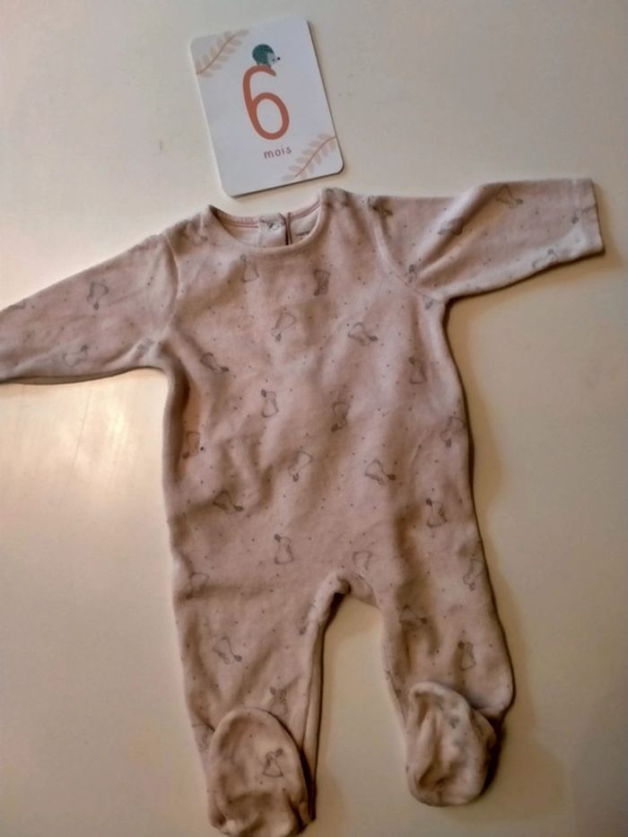 Lot de 2 pyjamas bébé 6 mois - photo numéro 6