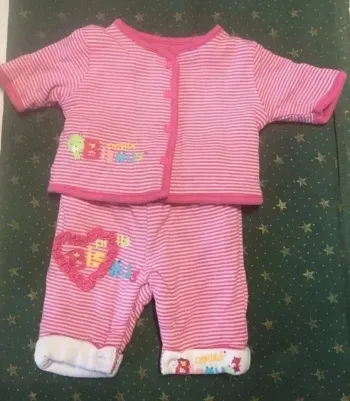 Ensemble rayé rose Tissaia 1M