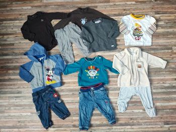 Gros lot vêtements mi-saison bébé garçon 9/12 mois 🍂