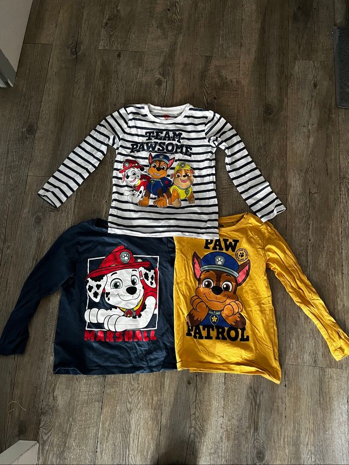 Lot tee-shirt pat patrol