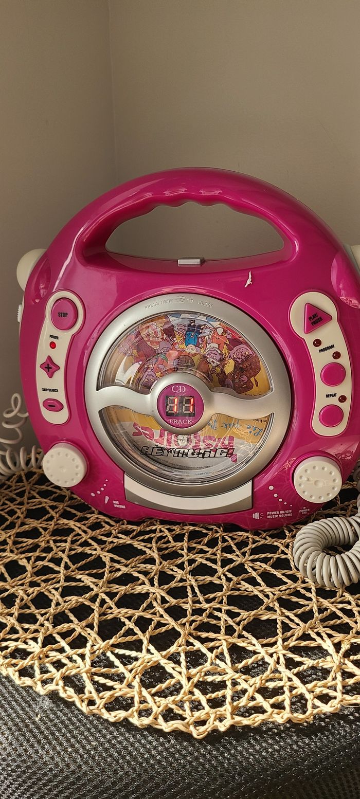 Lecteur CD 2 micros : Rose - Hey Music - photo numéro 4