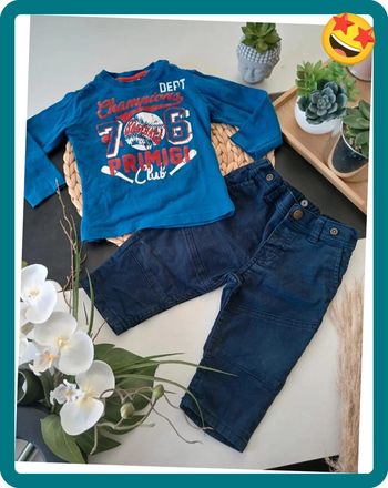 Ensemble bébé garçon Taille 9 mois🌿🦁