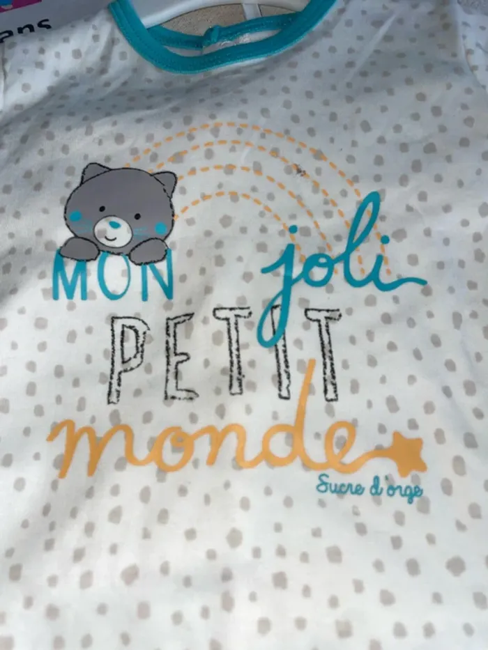 Ensemble sucre d’orge 24 mois neuf avec étiquette - photo numéro 2