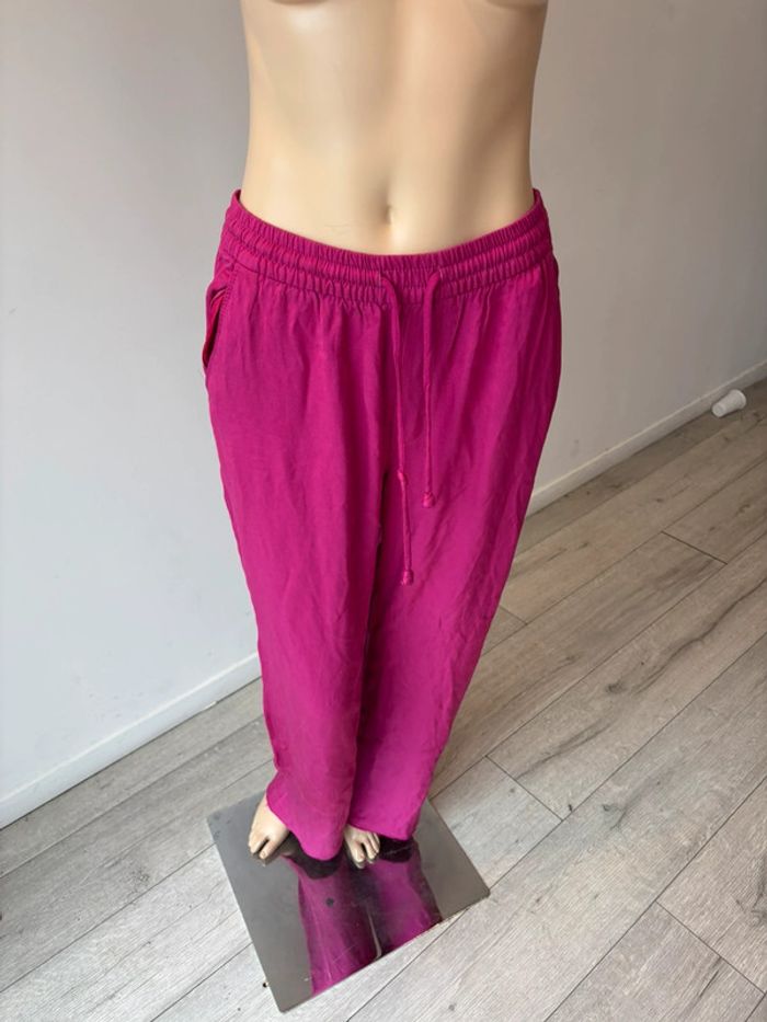 Pantalon droit en coton neuf Zara - photo numéro 6
