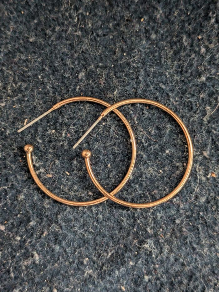 Créoles fines dorées