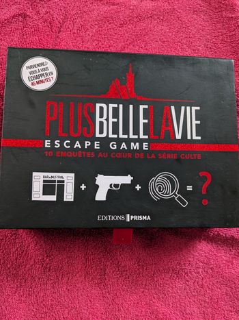 plus belle la vie, escape game