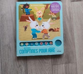 Livre musical petites comptines pour rire