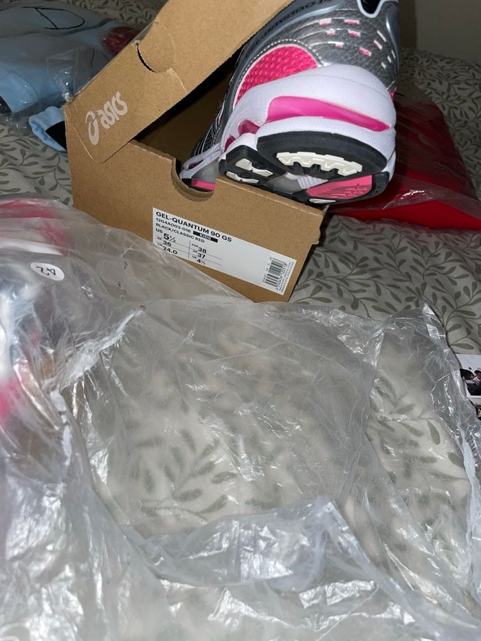 Chaussures Asics, rose - photo numéro 8