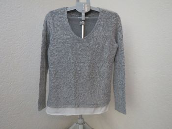🧥 Pull Tom Tailor – Taille M – Gris chiné