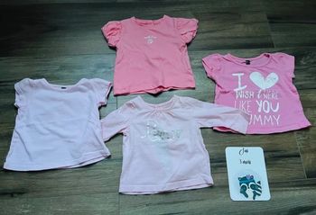 Lot de 4 t shirt 3 mois