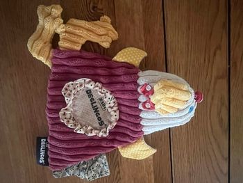 Doudou poule poulet coq les deglingos 
