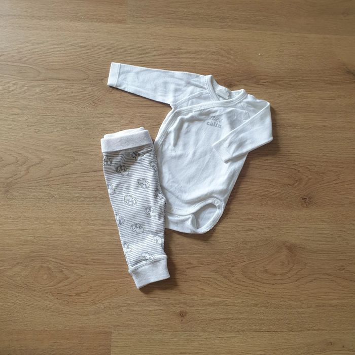 🩷 Endemble bodie legging Absorba 1 mois #emyfleury_1moismixte